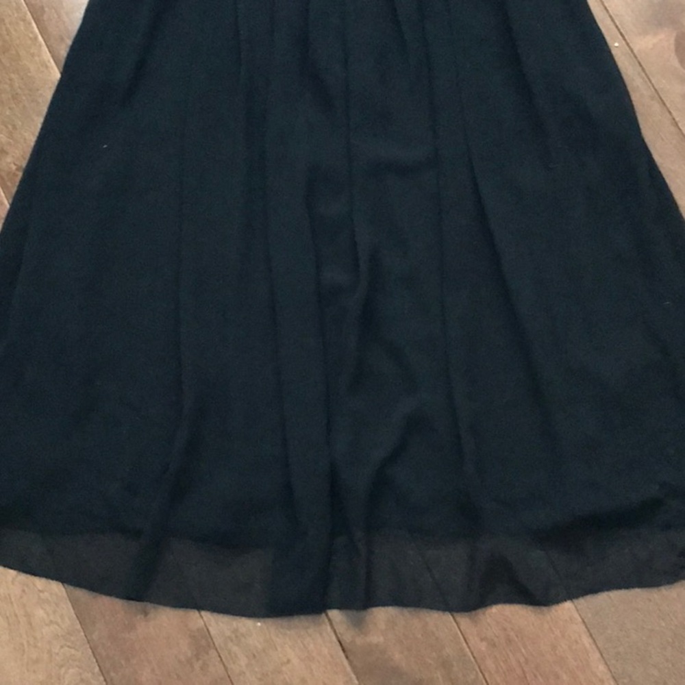 Aritzia Black Midi Dress with Spaghetti Straps - Picture 5 of 10